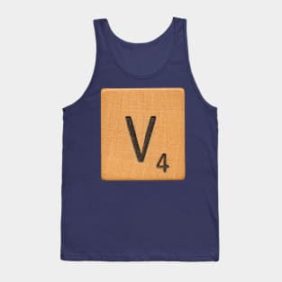 Scrabble Tile 'V' Tank Top